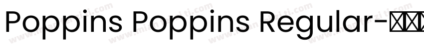 Poppins Poppins Regular字体转换